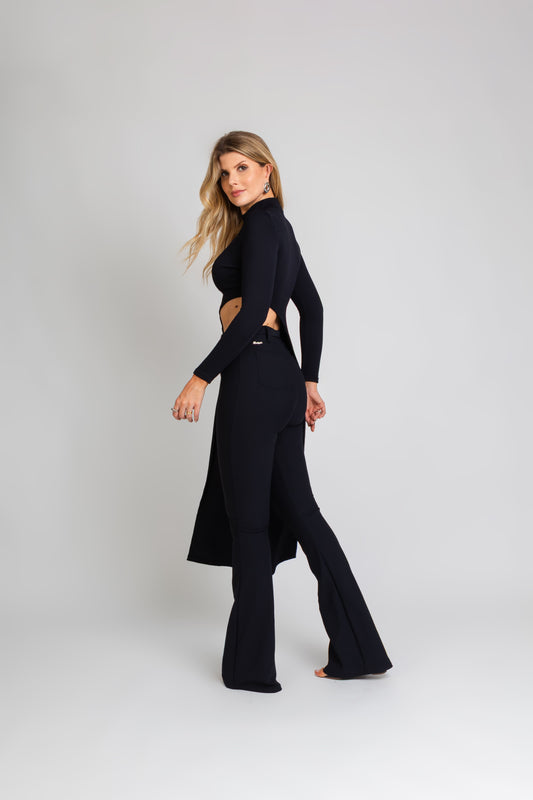 Blusa Assimétrica Preto