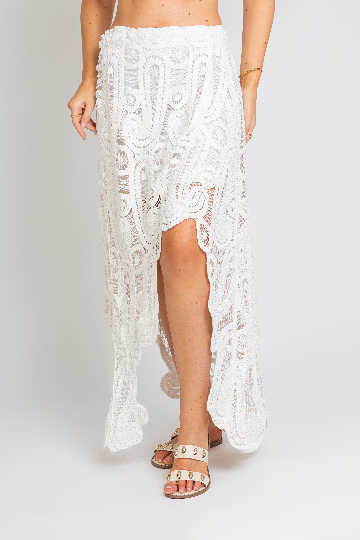 Conjunto Boho em Crochê Branco
