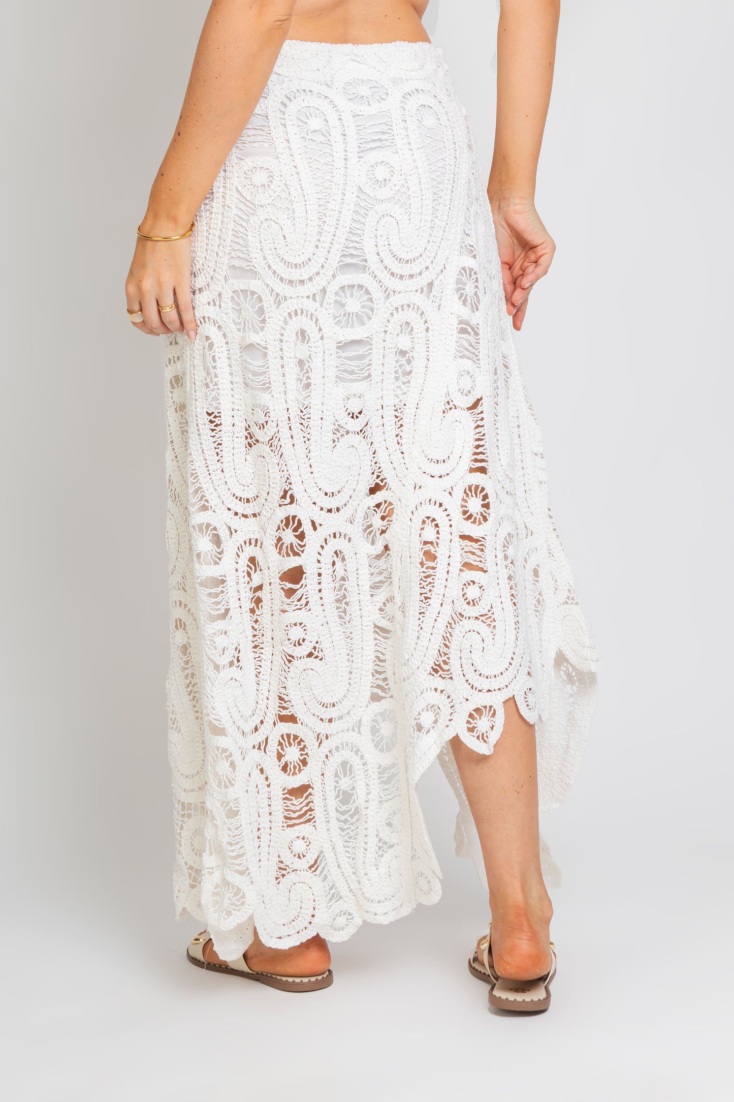 Conjunto Boho em Crochê Branco