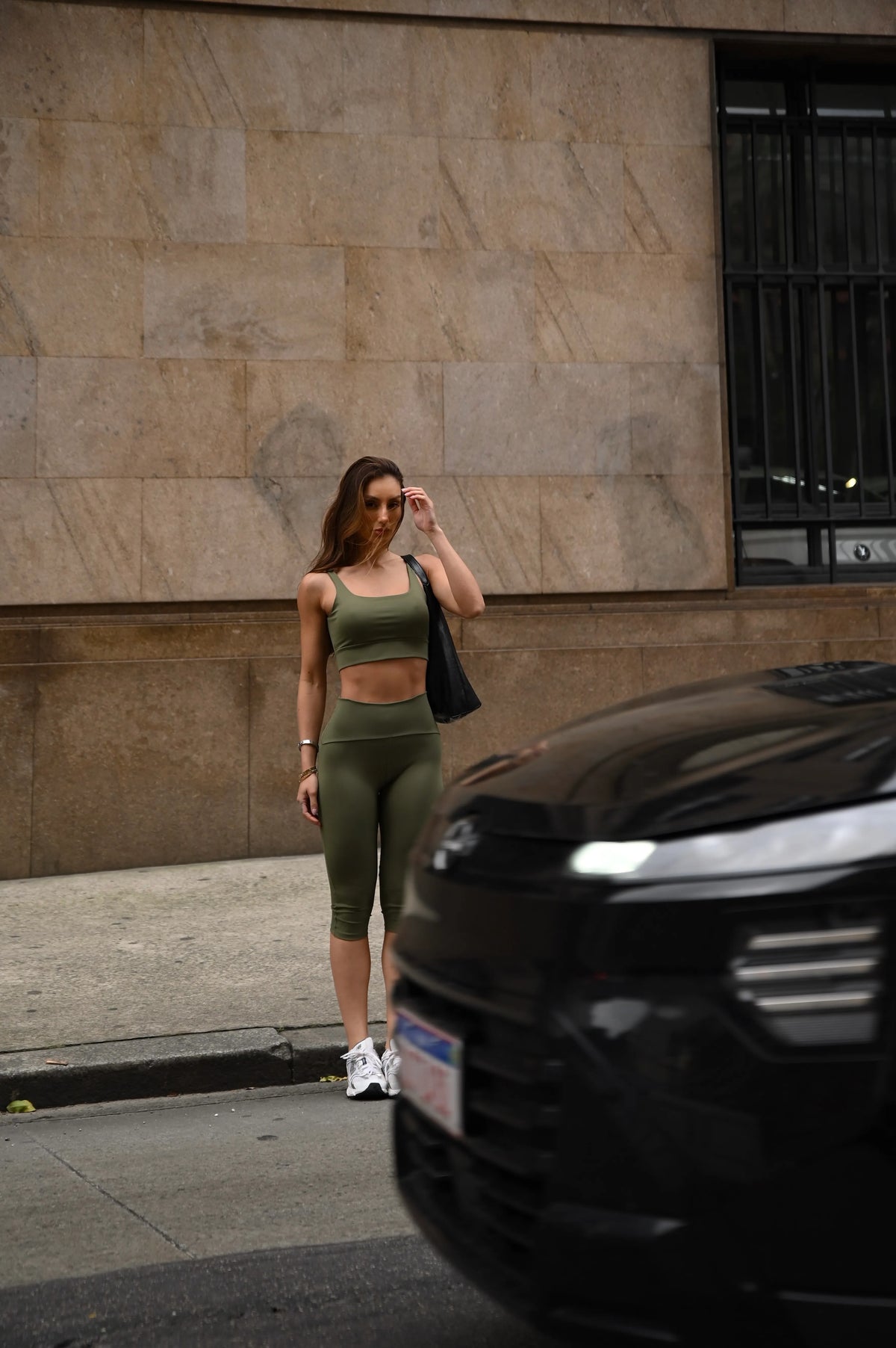 Calça Capri Sculpt – Militar