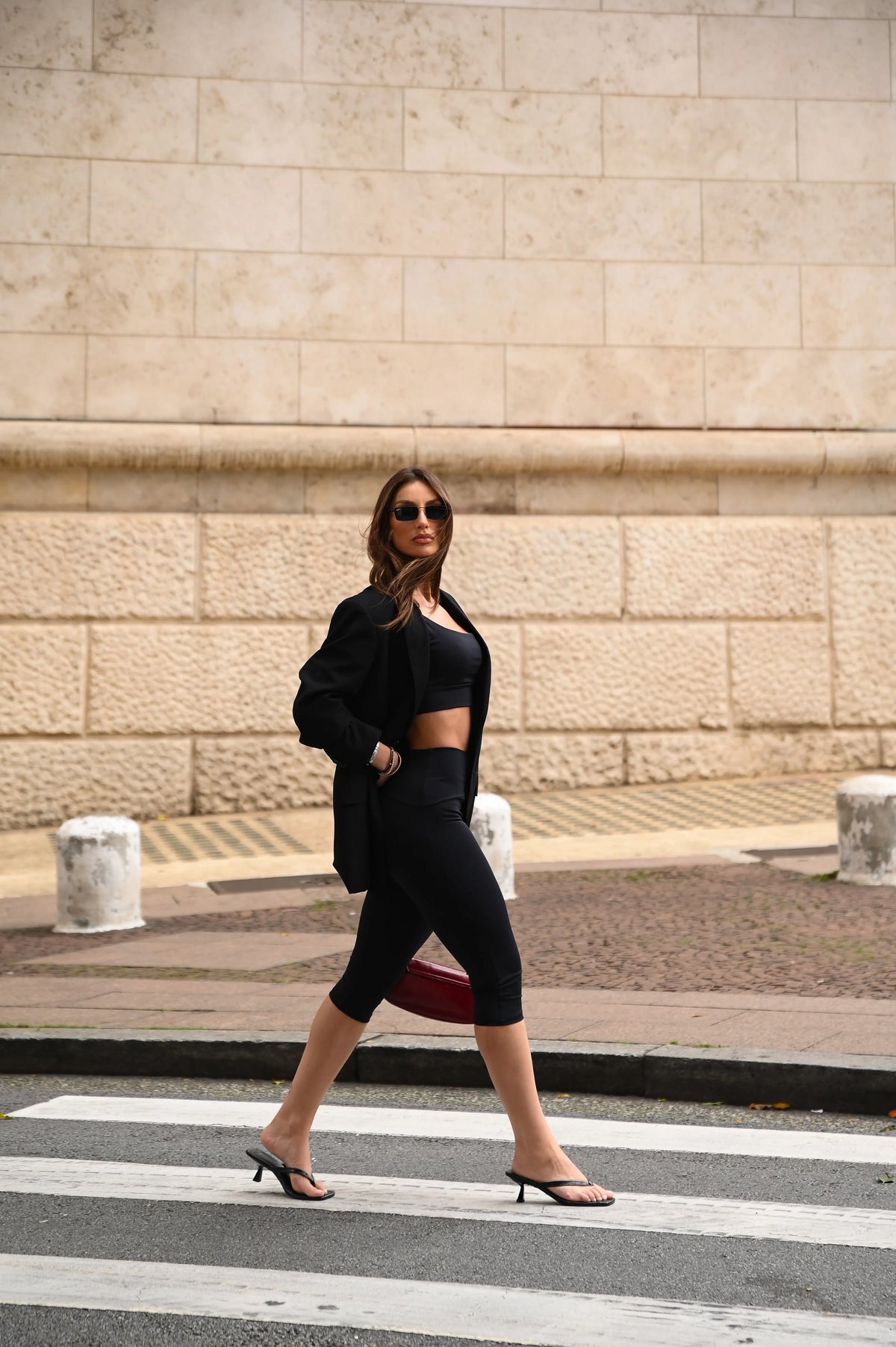 Calça Capri Sculpt – Preto