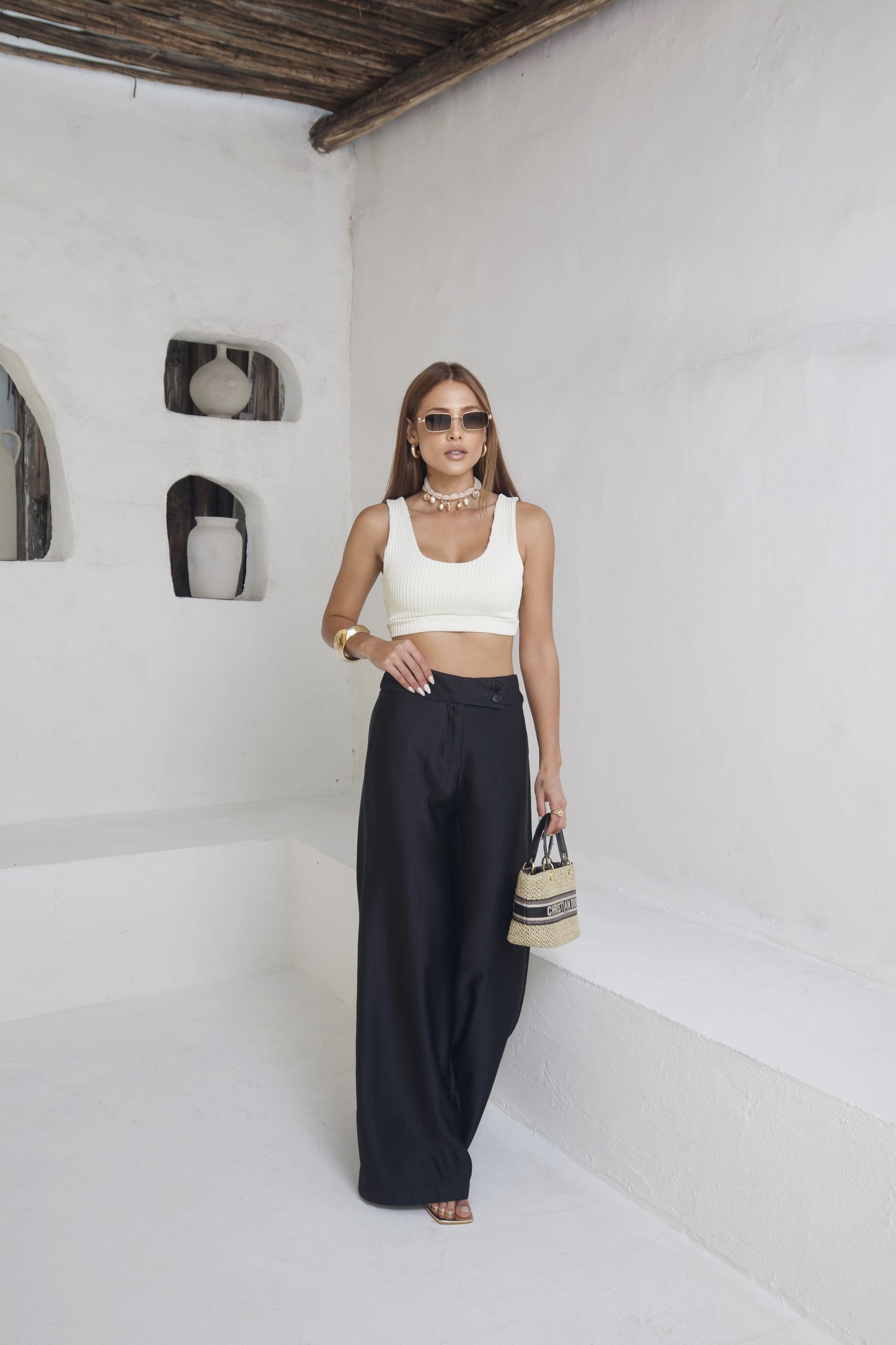 Cropped Poliamida OFF