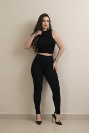 Calça Poliamida com Alta Compressão Preto
