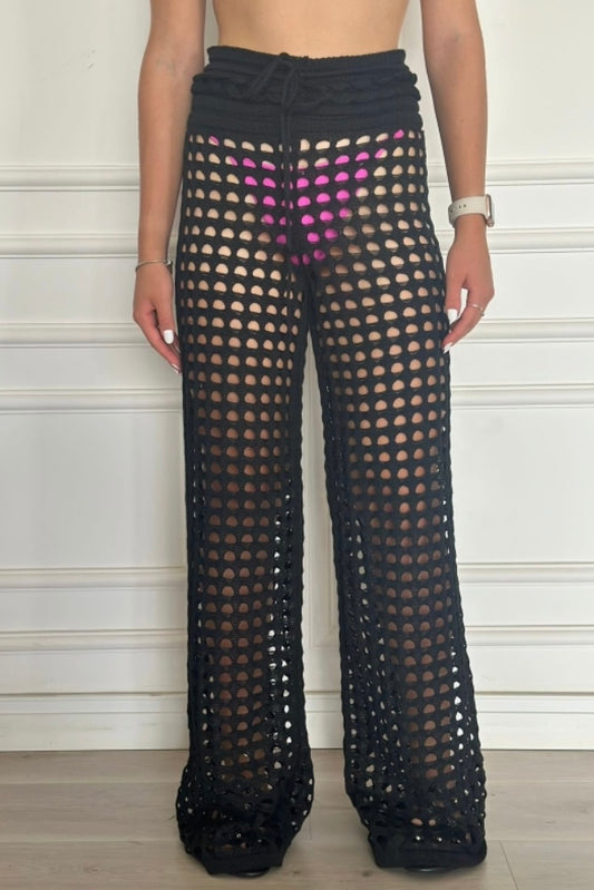 Calça Tricot Praia Preto