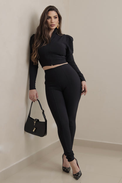 Conjunto Power Montaria Preto