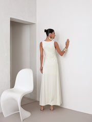 Vestido Poliamida Longo Regata Off