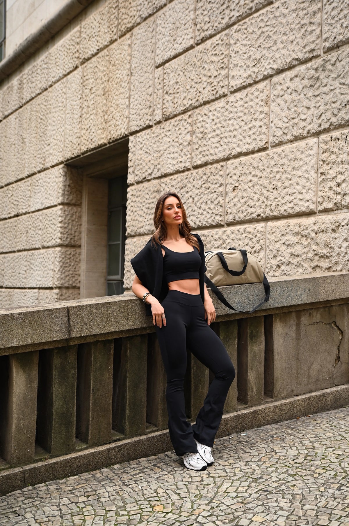 Calça Flare Sculpt – Preto